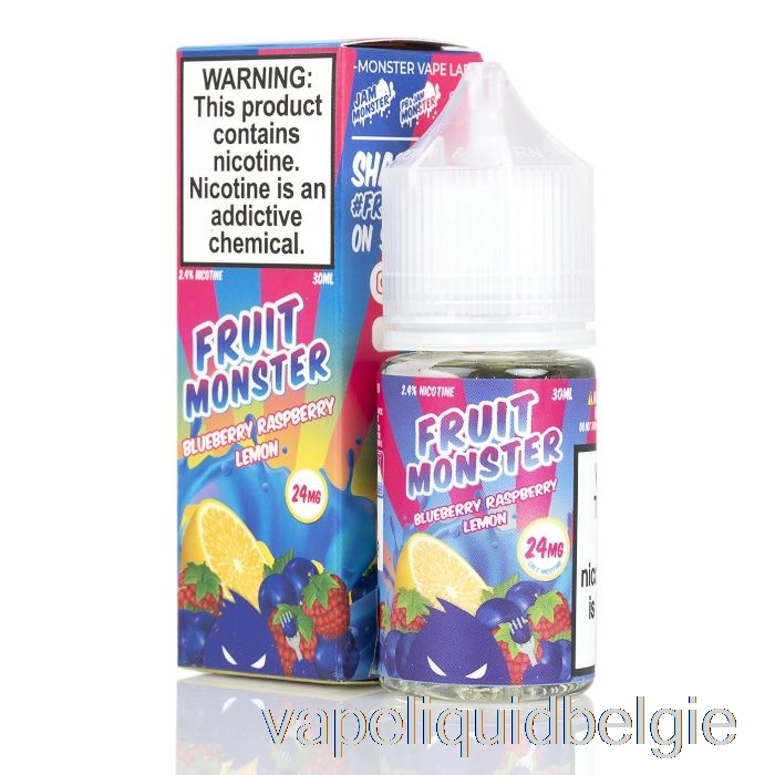 Vape Smaken Bosbes Framboos Citroen - Fruit Monsterzouten - 30ml 24mg